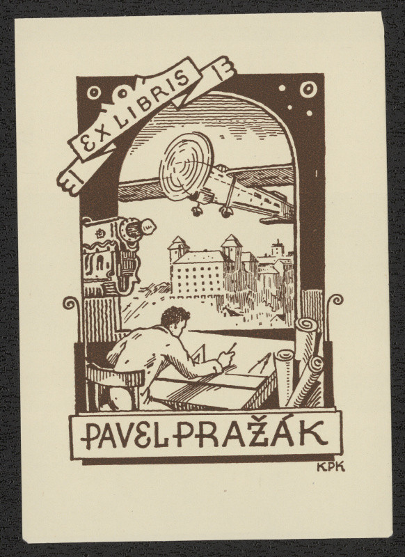 Jan Konůpek - Ex libris Pavel Pražák