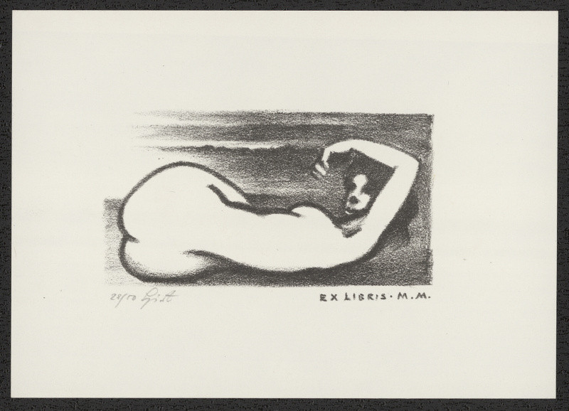 Ladislav Lapáček - Ex libris M.M.