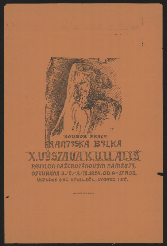 František Bílek - Výstava Fr. Bílka v Brně (K.V.U. Aleš 1924)