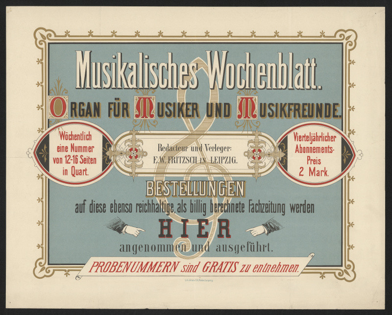 neznámý - Musikalisches Wochenblatt