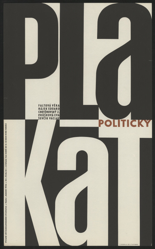 Eduard Hájek - Politický plakát