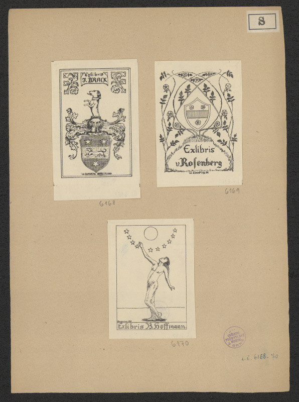 Walther Soehring - Ex libris v. Rosenberg