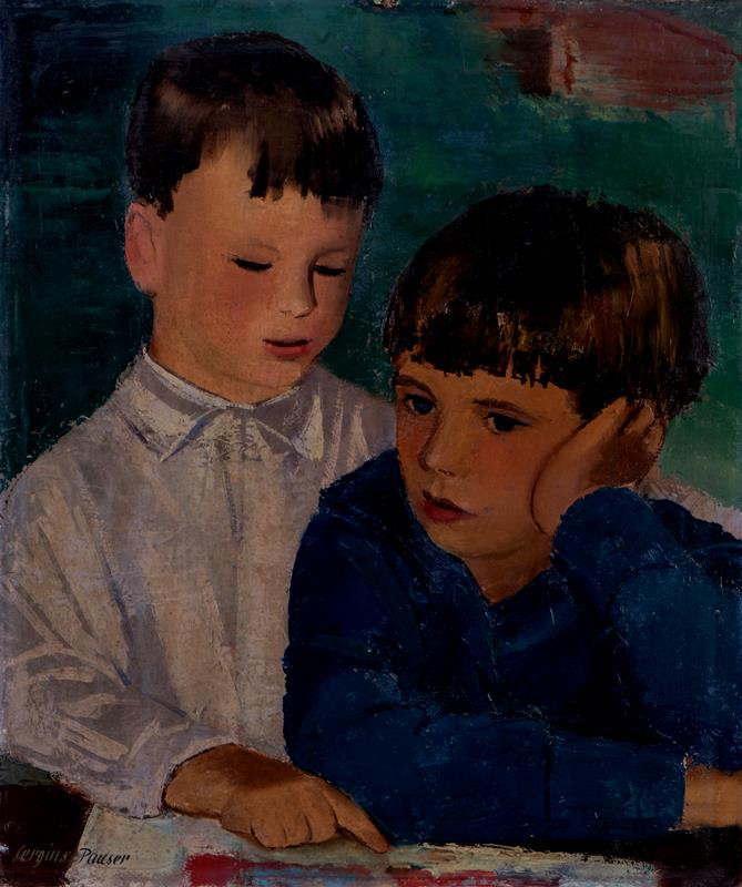 Sergius Pauser - Portrét dvou chlapců