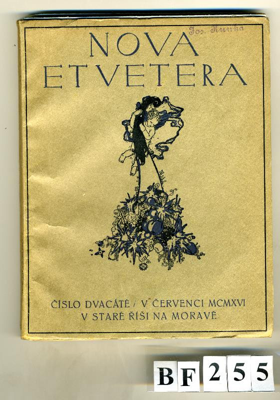 František J. Trnka, František Obzina, Antonín Ludvík Stříž, neurčený autor - Nova et vetera, číslo dvacáté