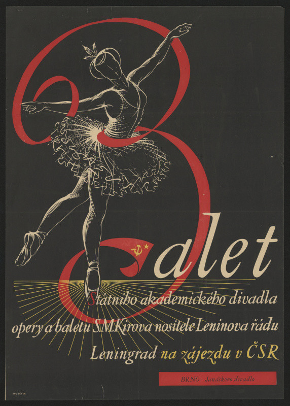 neznámý - Balet S.M. Kirova, Leningrad, na zájezdu v ČSR, Brno Janáčkovo divadlo