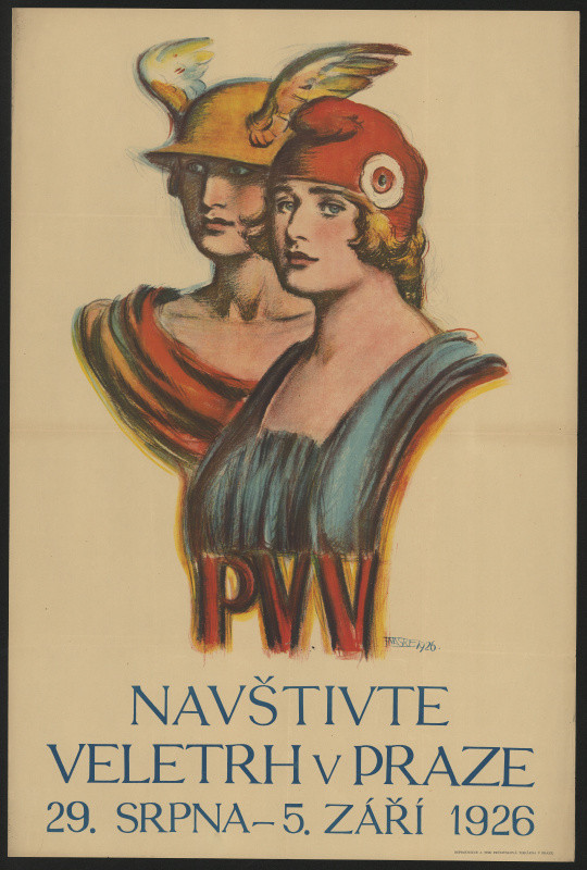 František Xaver Naske - Navštivte veletrh v Praze 1926, PVV