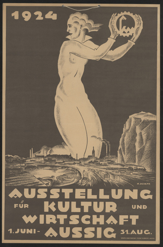 Alfred Kunft - 1924 Ausstellung für Kultur und Wirtschaft Aussig