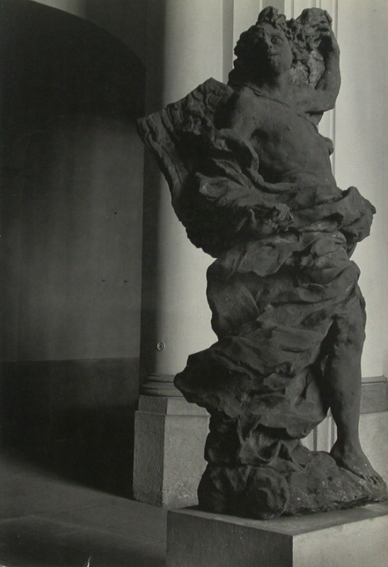 Jan Svoboda - Bez názvu (Anděl, Matyáš Bernard Braun) z cyklu Pojednání o plastice / Untitled, from the Essays on Sculpture cycle