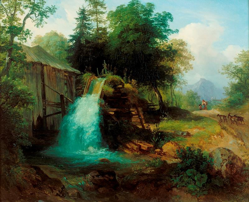 Josef Höger - Krajina s vodopádem
