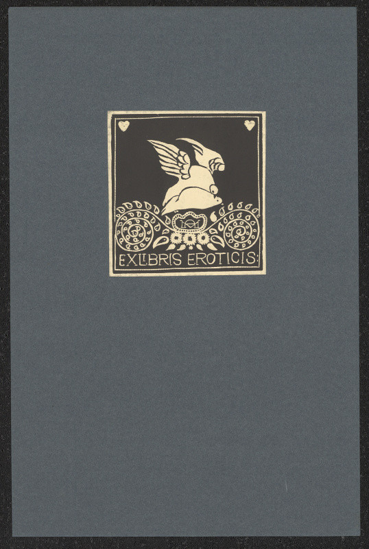 Anna Macková - Ex libris eroticis (bez jm.). in Souhrn knižních značek A. Mackové. Praha 1918