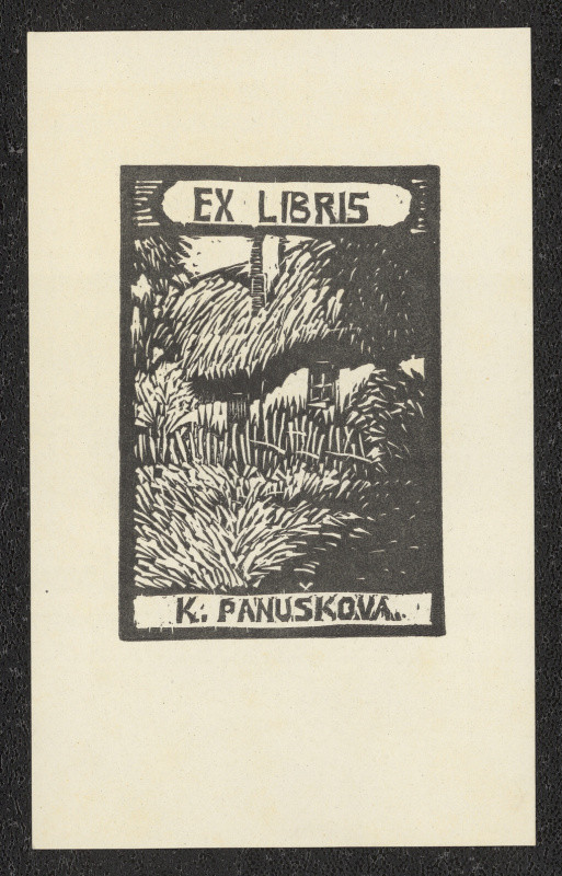 František Michl - Ex libris K. Panušková
