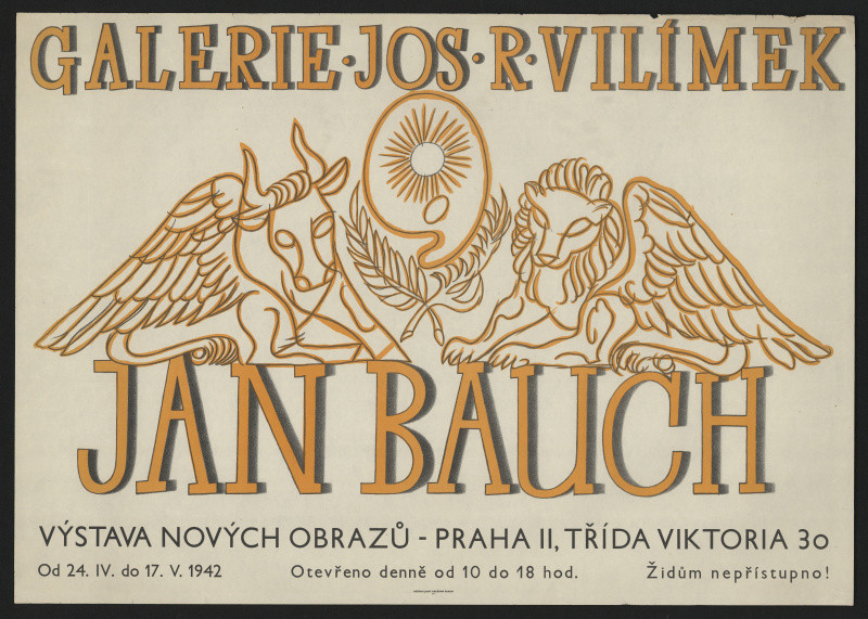 Jan Bauch - Výstava nových obrazů Jan Bauch, galerie Jos. T. Vilímek