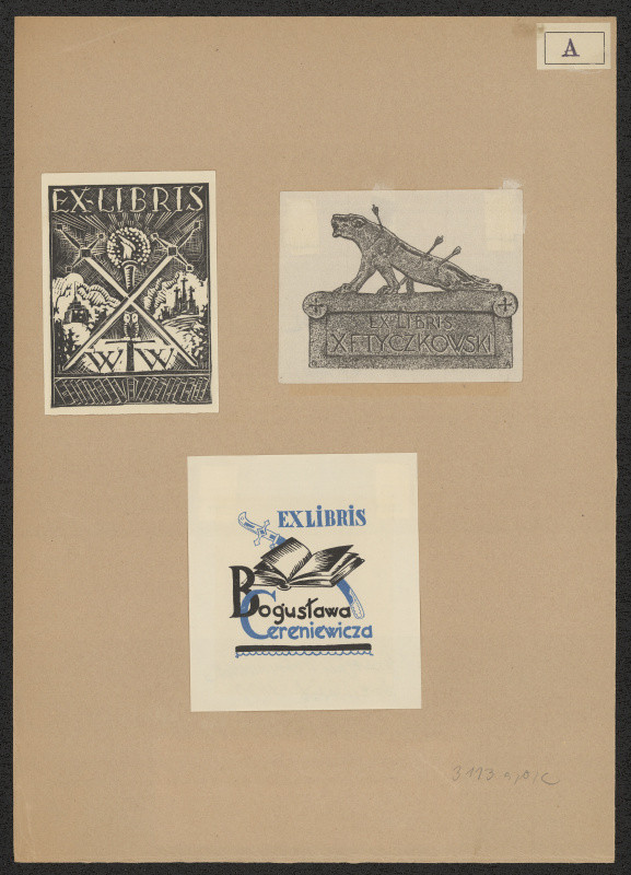 Gracian Achremowicz - Ex libris W W