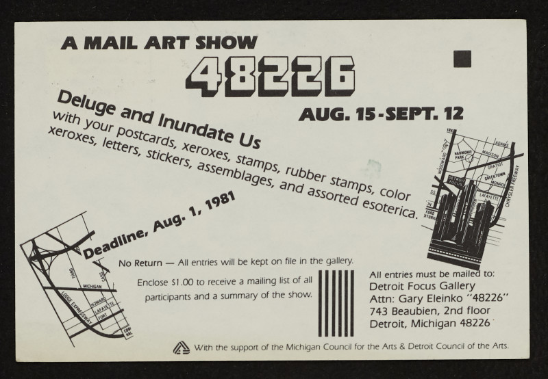 Detroit Council of the Arts - A Mail Art Show 48226
