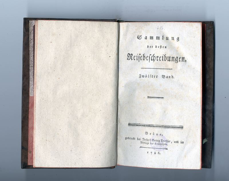 neurčený autor, Joseph Georg Traßler - Sammlung der besten Reisebeschreibungen. Zwölfter Band