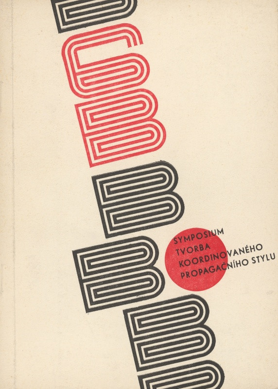 Jiří Rathouský - Symposium Tvorba koordinovaného propagačního stylu. 6. Bienále užité grafiky Brno 1974.