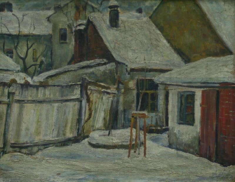Miloslav Jemelka - Doma na dvorku v zimě