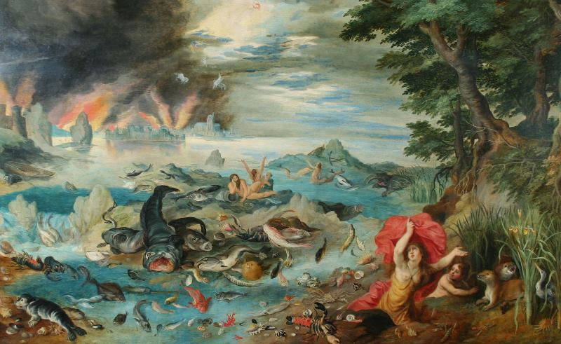 Jan I. Breughel - Alegorie vzduchu a vody (Faetonův pád)