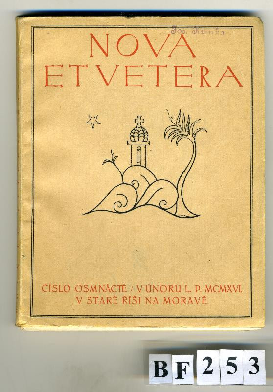 neurčený autor, Antonín Ludvík Stříž, František Obzina - Nova et vetera, číslo osmnácté