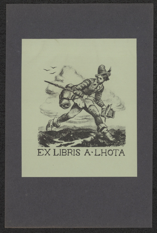 Josef Lhota - Ex libris A. Lhota
