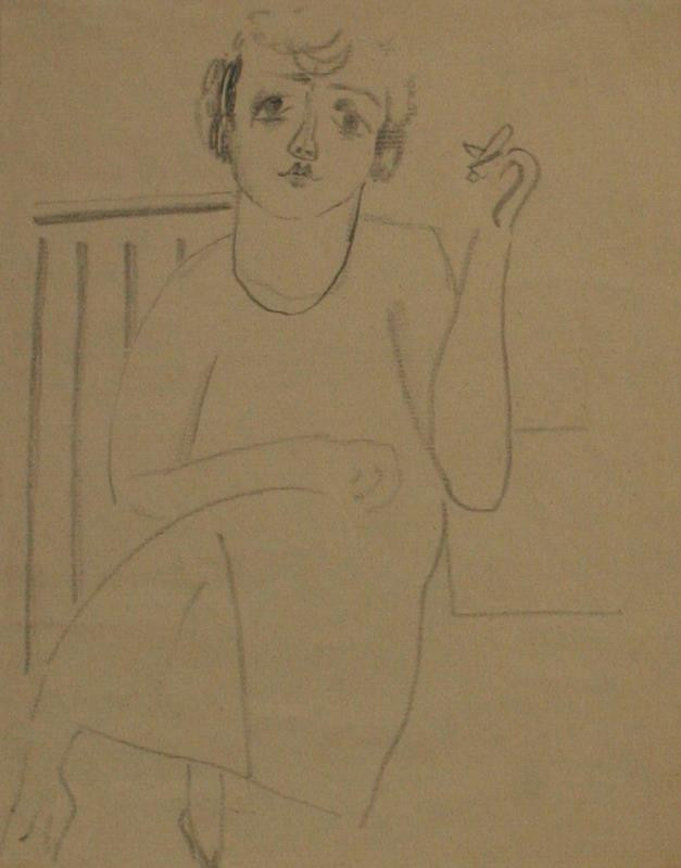 Josef Šíma - Žena s cigaretou