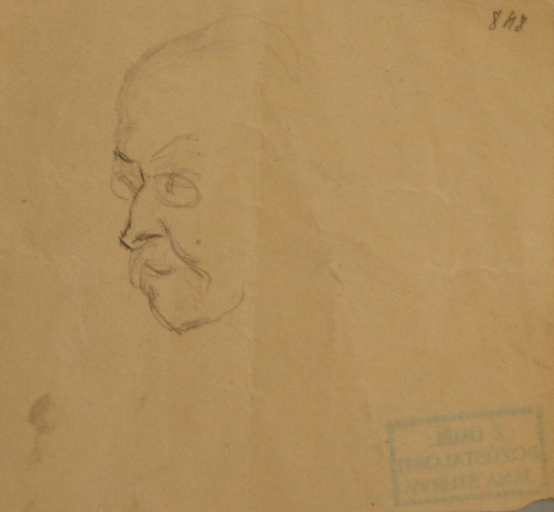 Jan Štursa - Studie hlavy T. G. Masaryka