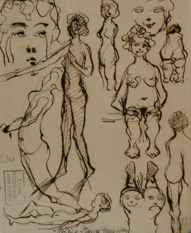 Jan Štursa - Studie ženského těla