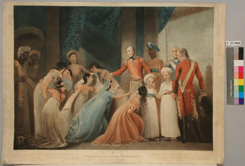 Charles Turner - The Surrender of the Children of Tippoo - Sultann