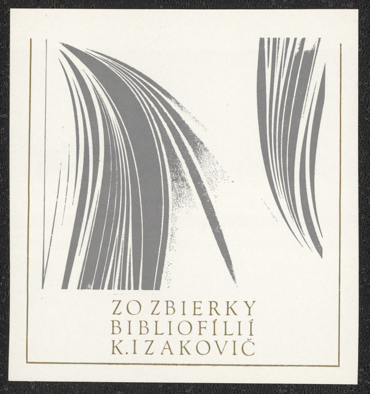 Robert (Róbert) Brož - Zo zbierky bibliofílií K. Izakovič