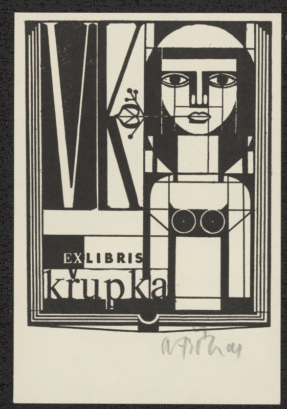 Bohm - Exlibris Křupka