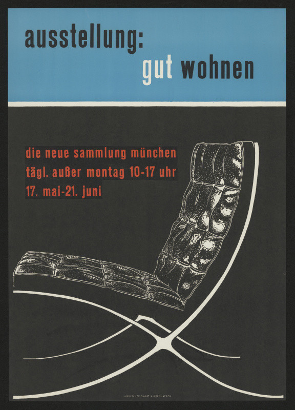 neznámý - Gut Wohnen, Die neue Sammlung, München