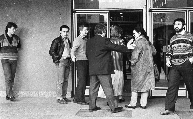 Dagmar Hochová - Republikový sněm Občanského fóra v sídle Vodních staveb v Praze-Holešovicích, 12. a 13. 1. 1991