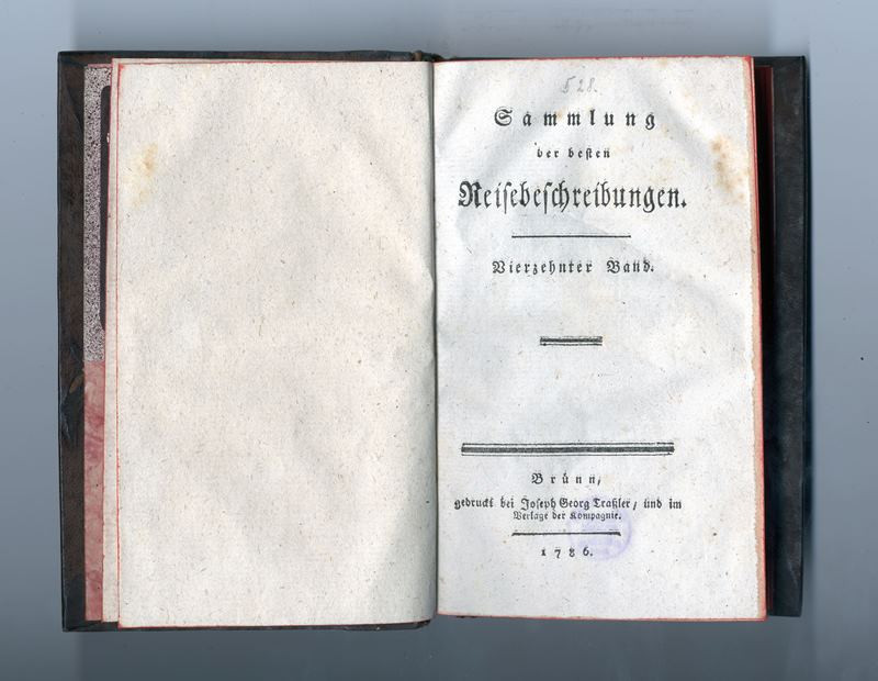 neurčený autor, Joseph Georg Traßler - Sammlung der besten Reisebeschreibungen. Vierzehnter Band