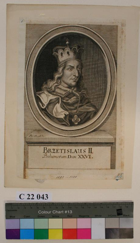 Antonín Birckhart - Brzetislaus  II.  Bohemorum  Dux  XXVI.
