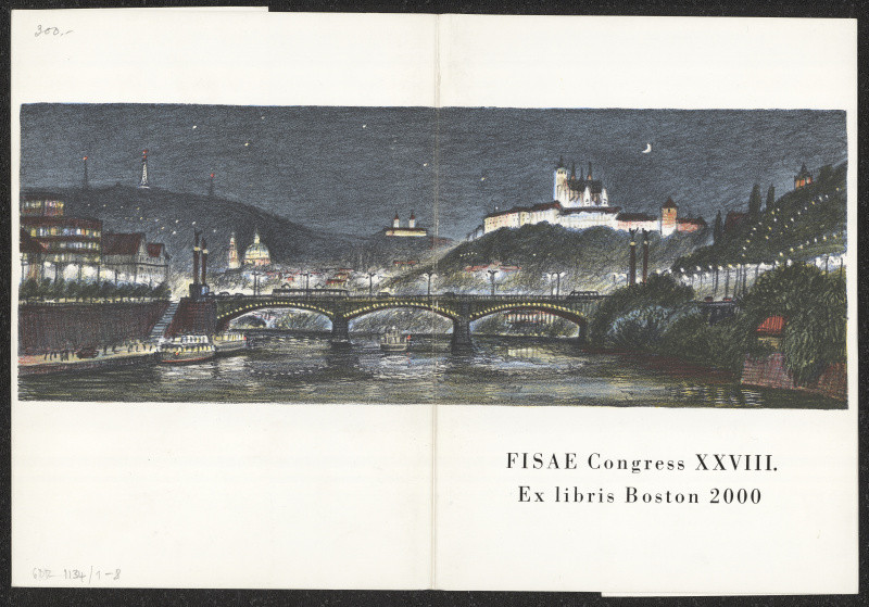 Jiří Bouda - FISAE Congress XXVIII. Ex libris Boston 2000. Praha