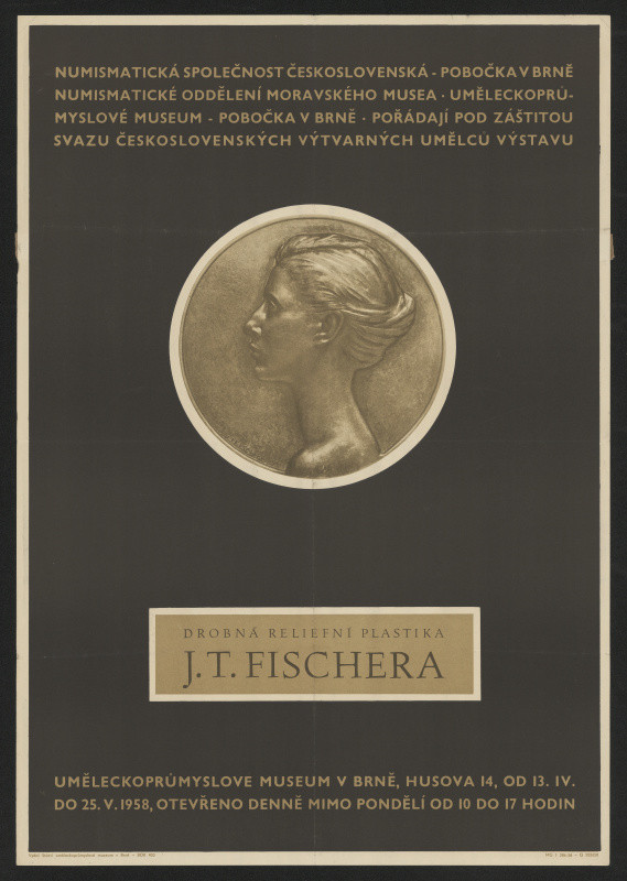 neznámý - Drobná reliefní plastika J.T. Fischera