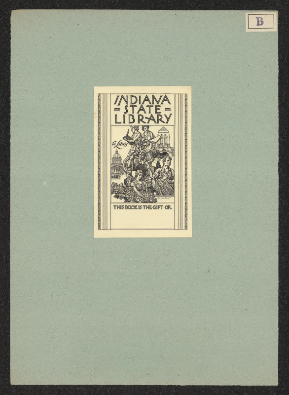 Franklin Booth - Ex libris Indiana State Library
