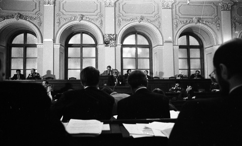 Dagmar Hochová - Plenární zasedání České národní rady, podzim 1990
