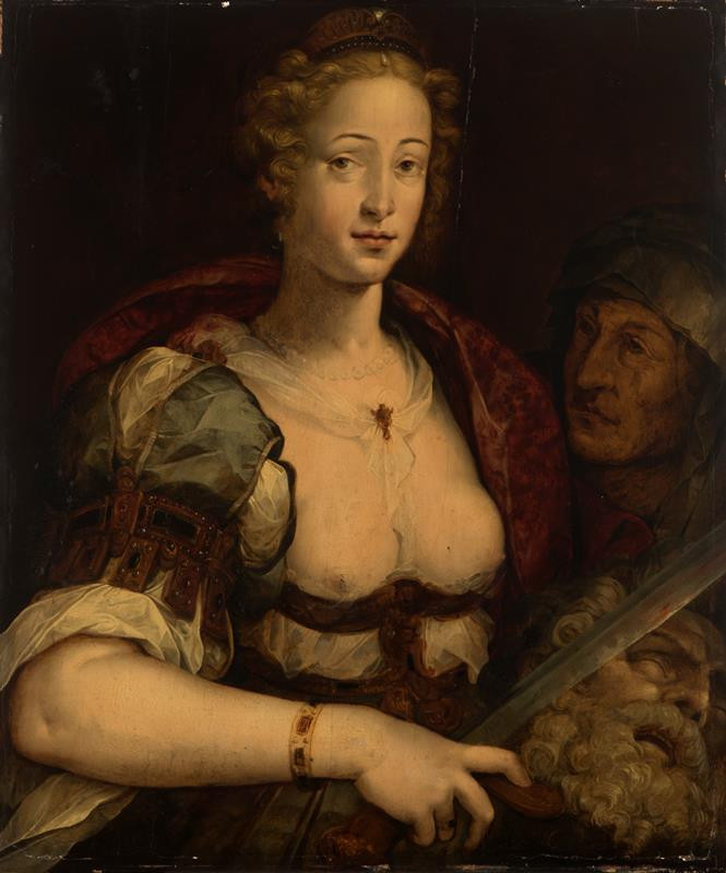neznámý malíř florentský - Judita s hlavou Holofrenovou