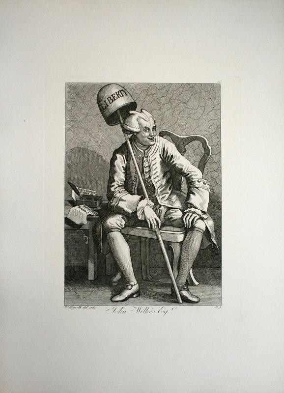 Ernst Ludwig Riepenhausen - John Wilkes. in Hogarths Werke
