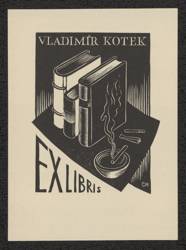 Josef Chlebeček - Ex libris Vladimír Kotek