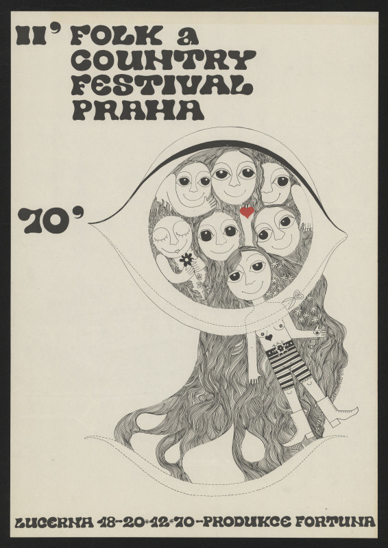 Jarka Růžová - II. Folk a country festival Praha 1970