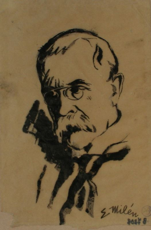 Eduard Milén - T. G. Masaryk, studie k portrétu