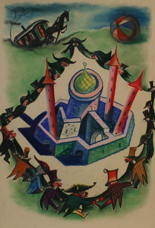 František Tröster - Ilustrace k pohádce M. Hallera Pohádka o Zlostěně a zbloudilém námořníkovi
