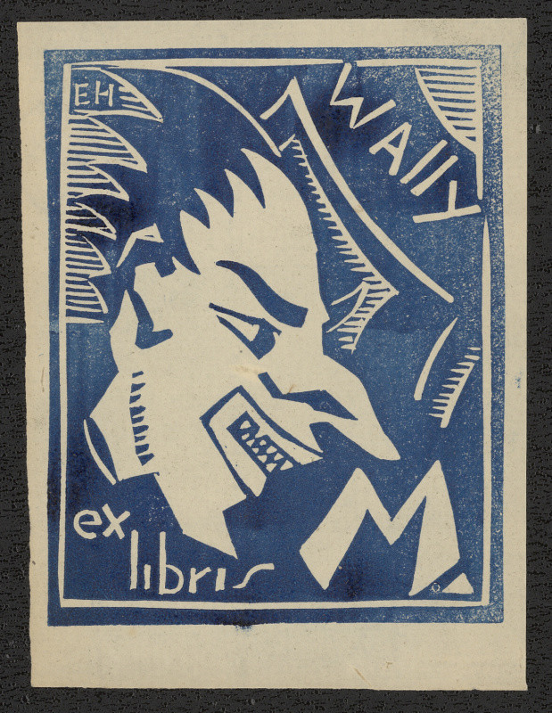 Emmerich Alois Hruška - Ex libris M. Wally