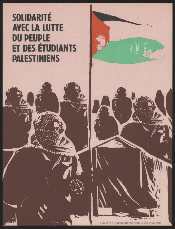 neznámý - Solidatité avec la Lutte du Peuple et des Etudiants Palestiniens