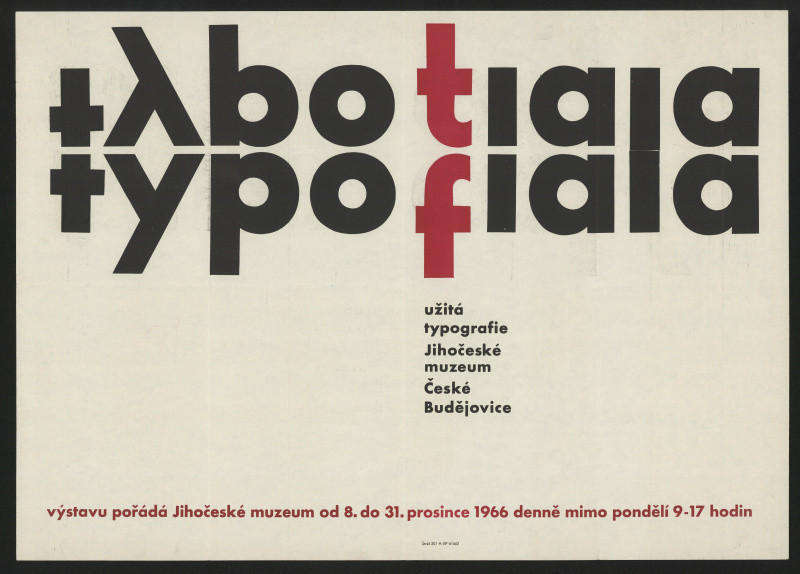 neznámý - Typo Fiala, České Budějovice 1966
