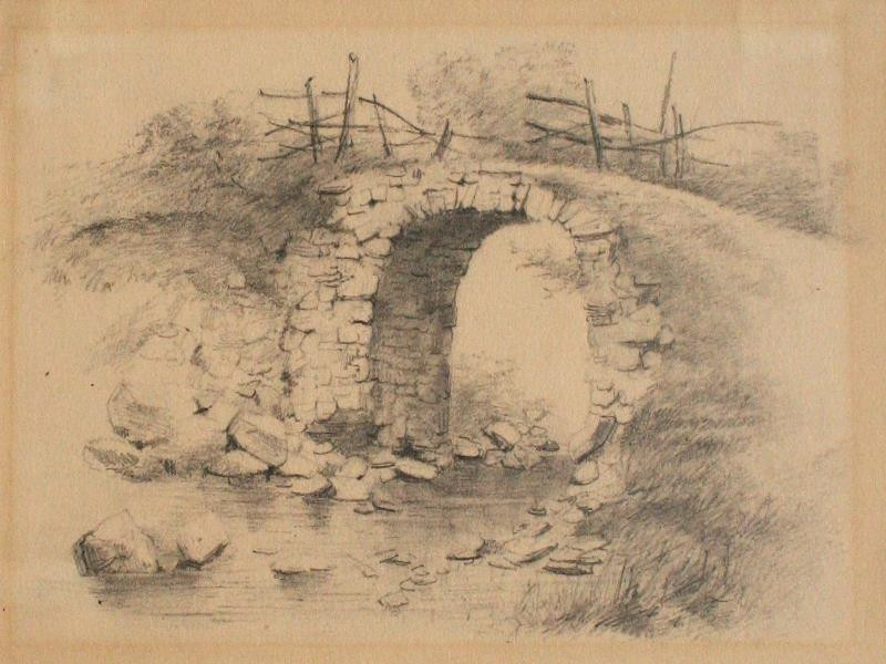 Josef Ethler - Starý mostek u Adamova