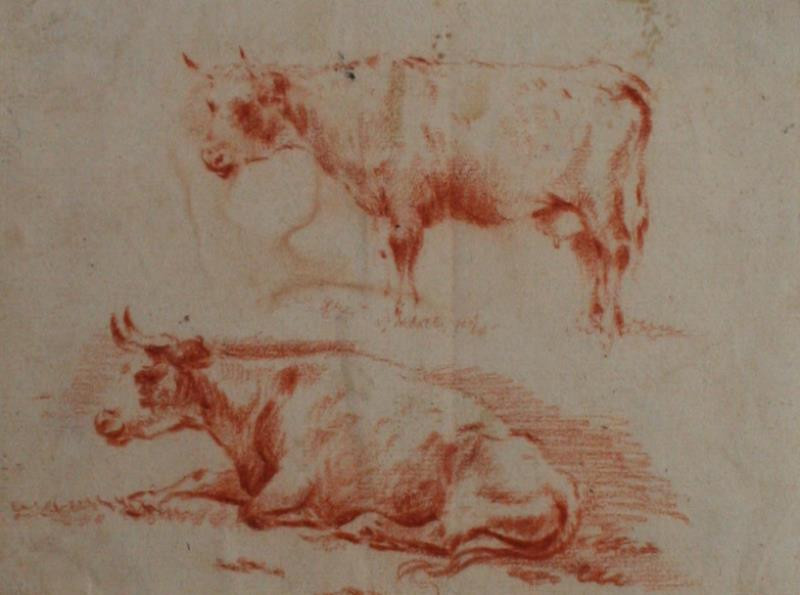 Adriaen van de Velde - Dvě krávy