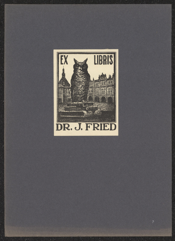 Milik (?) - Ex libris Dr. J. Fried